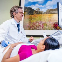 What's It Like to Be an OB GYN Physician Pregnant Woman Receiving Ultrasound