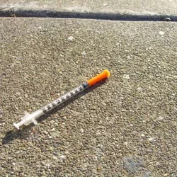 Needle in the street 