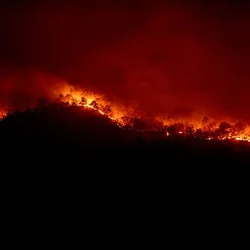Fire in the hills