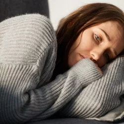 woman grieving