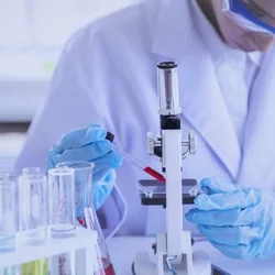 Researcher in a lab