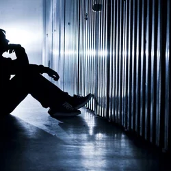 man in prison