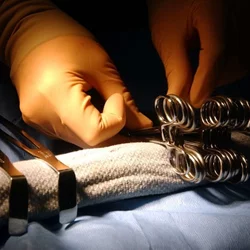 Surgeon's hands