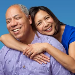 Laughing couple